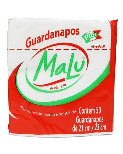 Guardanapo Malu 21x23 50 Unidades
